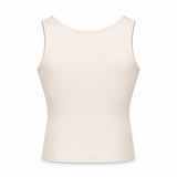 Ann Chery 2033 Latex Compression Vest — ghost mannequin — 2033-beige-back