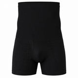 E1005 High Waist Compression Shorts — ghost mannequin — e1005-black